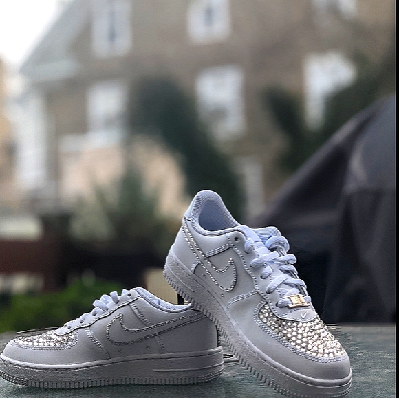 Nike Shoes - Crystal Air Force 1s